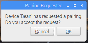 Raspberry Pi Bluetooth accept